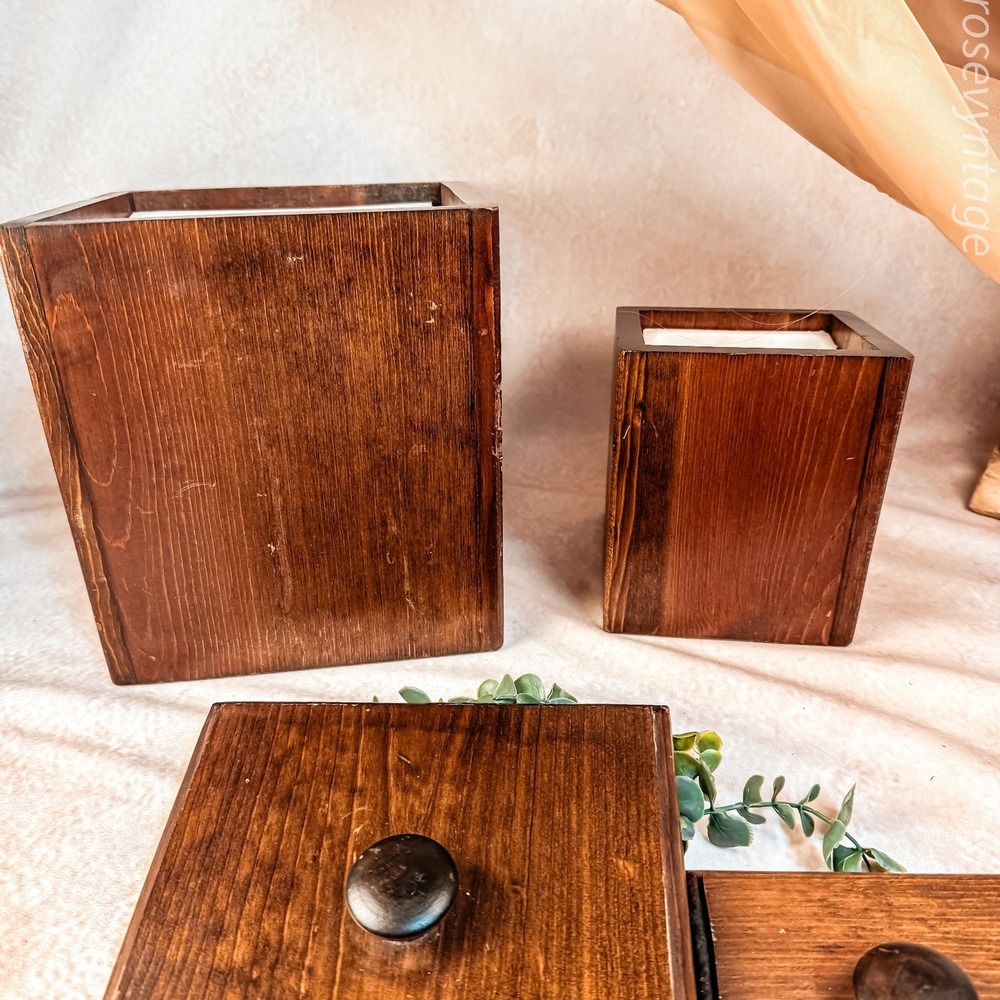 Wooden Kitchen Canister Set - Picture 5 of 11